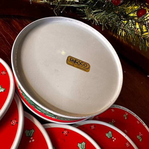 Retro Christmas Coasters Holiday Coasters - Picture 5 of 6